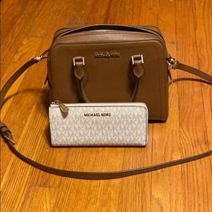 Michael Kors crossbody and wallet